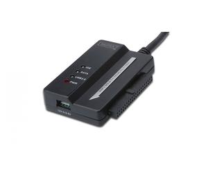 USB3.0 to SATAII + 3.5" IDE Adapter Cable Power Supply (12V/2A) included