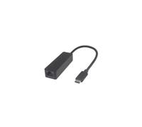 Usb3.1 type c to rj45 adapter 10 100 1000mbps, black, 5gbps 0,2m microconnect usb3.1cethb