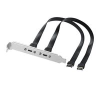 Usb3.2 Type-C Avant (A-Key) Vers Type-C Femelle Avec Vis[CAB4190692] - Câbles et Connectique
