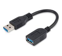 [USB3EXT6INBK] STARTECH.COM Câble extension rallonge USB 3.0 M / F 15 cm Noir