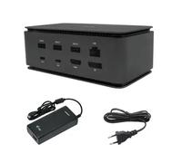 I-Tec Station d'accueil USB4 USB4DUALDOCK Métal – Dual 4K HDMI/DP, PD 80W, Chargeur 112W
