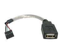 [USBMBADAPT] STARTECH.COM câble USB 2.0 15cm connecteur carte mère vers USB A...