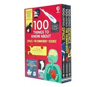 Usborne 100 Things to Know About 3 Books Collection Set (Science, The Human Body & Space)