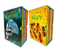 Usborne Beginners History & Nature 20 Books Collection Box Set