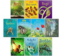 Usborne Beginners Nature 10 Books Set (Ants, Bugs, Spiders, Tree, Reptiles, Rainforests & MORE!) - Anna Milbourne Catriona Clarke