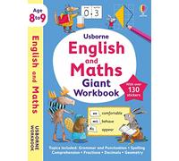 Usborne English And Maths Giant Workbook 8-9