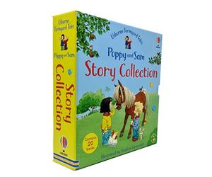 Usborne Farmyard Tales Poppy and Sam Series 20 Books Collection Box Set By Heather Amery (The Hungry Donkey, Camping Out, Tractor in Trouble & More)