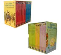 Usborne Reading Collection 90 Books Box Set (My Very First Reading Library 50 Books (Yellow Box), Young Reading Series Collection 40 Books (Green Box))