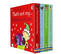 Usborne Touchy-Feely Thats not My Christmas Collection 4 Books Set (Christmas Fairy, Robin, Elf & Angel)