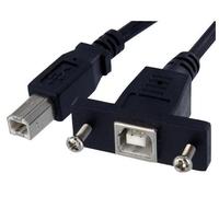 USBPNLBFBM3 Startech Câble, Montage De Panneau USB B Femelle-B Mâle 1M