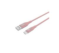 Celly USBTYPECCOLORPK câble USB USB 2.0 1 m USB A USB C Rose