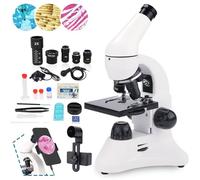 USCAMEL 40X-2000X Microscope pour Enfants étudiants Adultes Kit Complet | Microscope de Biologie, avec Adaptateur pour Smartphone, Microscope Portable, Adolescents, écoles, Laboratoires