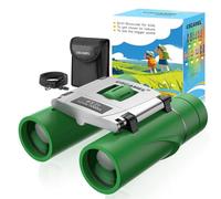 USCAMEL Jumelles Enfant Et Adultes, 8×21Compactes Mini Jumelles pour L'observation des Oiseaux et Chasse (Vert)