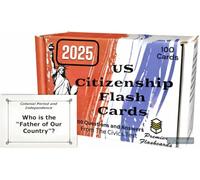 USCIS Cartes flash d'étude de citoyenneté américaine Édition corrigée | Toutes les 100 questions et réponses pour l'examen civique de naturalisation des États-Unis | 2021 et 2022 | Fabriqué aux