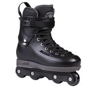 USD Sway Chess Black - Patins agressifs - Noir - Avec rail Kizer Fluid V - Roues 58 mm 90A - Roulement à billes ABEC 9 - Chausson rigide et confortable - Street & Park (42,5-43)