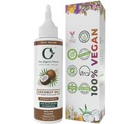 USDA Certified Organic Cold Pressed Coconut Oil - Hair Oil & Massage Oil for Skin - Unrefined, Extra Virgin, Body Oil After Shower - Pure Coconut Oil for Hair & Face - Organic Coconut Oil for Baby