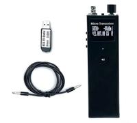 USDX Émetteur-récepteur portable HF QRP 0,5-30 MHz 4 bandes 10/15/20/40 m CW AM SSB Radio portable avec écran OLED, haut-parleur intégré, support du mode numérique PC, interface d'antenne BNC