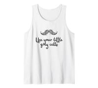 Use Your Little Grey Cells Poirot Citation Moustache Débardeur
