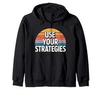 Use Your Strategies Teacher Test Exam Motivation |- Sweat à Capuche