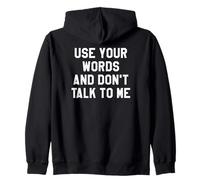 Use Your Word and Don't Talk to Me Until I've Had My Coffee Sweat à Capuche