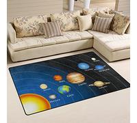 Use7 Tapis antidérapant pour salon, chambre à coucher avec système solaire, 100 x 150 cm