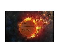 Use7 Tapis de basket-ball pour salon et chambre à coucher 100 x 150 cm