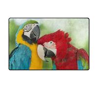 Use7 Tapis pour salon ou chambre à coucher Motif oiseau et perroquet, Tissu, multicolore, 50 x 80 cm(1.7' x 2.6' ft)