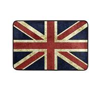Use7 Vintage Union Jack d'entrée Paillasson Intérieur Extérieur de Sol Paillasson de Salle de Bain 60 x 40 cm
