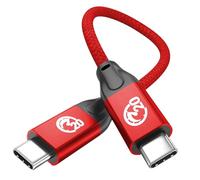 UseBean Câble USB C vers USB C 100W 0,2M, Câble de transfert de données USB 3.2 Gen 2X2 20Gbps Type-C PD Cordon de Charge Rapide,pour iPhone 15 Plus Pro Max MacBook Pro iPad Pro Galaxy S24 S23