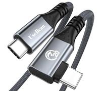 UseBean Câble USB C vers USB C 240W 2M, Câble de données USB 3.2 Gen 2X2 20Gbps à Angle Droit, Charge Rapide PD 3.1 Type C vers C, Cordon vidéo 4K pour iPhone 15, Galaxy S24/S23, iPad MacBook Pro