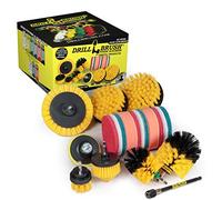 Useful Products Brosse à récurer électrique - Brosse WC - Nettoyant de salle de bain - Nettoyant de douche - Ensemble d'accessoires de salle de bain - Kits de nettoyage - Brosse rotative pour nettoyer