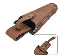 Useful Tool Bag Portable Light Precision Durable Pouch Case Pruning Scissor Storage Tool Bag Light-Brown Top 1pc