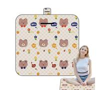 usefulbeauty Couverture de Pique-Nique de Plage,Couverture De Pique-Nique De Voyage - Tapis Imperméable au Sable et à l'eau Motif Animal Anti-humidité 150x198cm pour Chambre Camping Jardin Randonnée