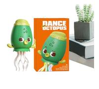 usefulbeauty Jouet Dansant | Poulpe Électrique Rampant,Figurine Animale Lumineuse Interactif Évite Obstacles pour Jeu au Sol Garderie Crèche Garçon Préscolaire Garçons
