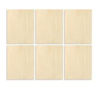 usefulbeauty Plaques De Bois De Tilleul - Feuilles de Tilleul pour Loisirs Créatifs - Non Traité 6 Pièces pour la Découpe et la Gravure CNC Pyrogravure Teinture Peinture Projets Créatifs et