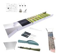 usefulbeauty Trousse d'Orpaillage - Un Ensemble d'Outils et Équipement - Système de Lavage Manuel de l'or pour Excavation | pour Collection Prospection Fouille Chasse Roches Débutants Enthousiastes
