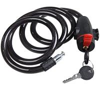 UsefulEnsemble de 2 clés de sécurité antivol de serrure de fil de serrure de chaîne de vélo de bicyclette