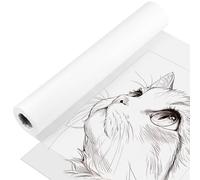 USENG Papier Calque en Rouleau 50mx30cm, Transparent pour Patron Couture, Dessin, Traçage, Peinture, Copie et Artisanat - 25 g/m²