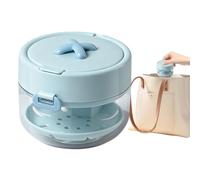 User-Friendly Retainer Care System: This retainer case is equipped with an intuitive soak and rinse design as part of its practical cleaning system, keeps all your small teeth appliances clean for saf