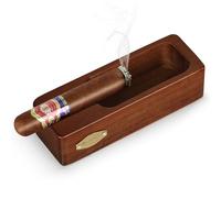 Usewire Cendrier en bois, cendrier cigare, cendrier cigare, cendrier à cigarettes, décoration de bureau à domicile, cendrier utile, cendrier de voyage portable, cadeau pour amoureux du tabagisme