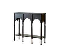 USFJATI Table Console Milieu du Siècle Moderne,Tables Latérales Style Campagne avec Rangement Ouvert,Table Décorative Derrière Le Canapé,pour Entrée, Couloir, Canapé, Salon, Cuisine,Hall