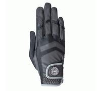USG 11310032-224-301 Palma Gants d'équitation Albarin/Nylon Noir/Gris XXS