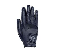 USG 11320007-101-510 PARIS Gants d'équitation en cuir nappa de chèvre Bleu marine Taille 6-1/2