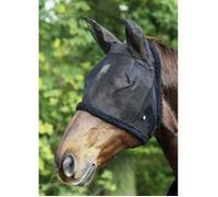 USG Masque anti-mouches avec protection oreilles pour poney Noir