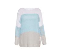 usha BLUE LABEL Pull-over bleu clair / gris / violet clair, Taille M