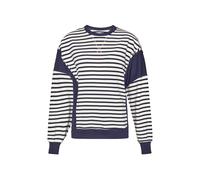 usha BLUE LABEL Sweat-shirt bleu marine / blanc, Taille L