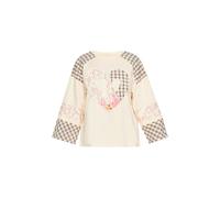 usha BLUE LABEL Sweat-shirt crème / mélange de couleurs, Taille L