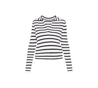 usha BLUE LABEL Sweat-shirt noir / blanc, Taille L