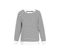 usha BLUE LABEL Sweat-shirt noir / blanc, Taille S