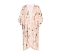 usha WHITE LABEL Kimono beige / gris, Taille L